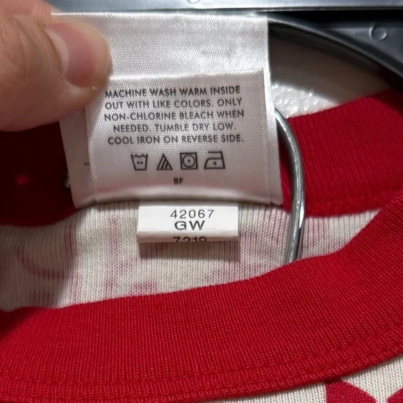 Hanna Andersson Kids 100% Cotton Dear Deer Holiday Long John Pajama 5 Christma - Picture 4 of 10